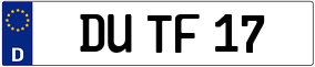 Truck License Plate